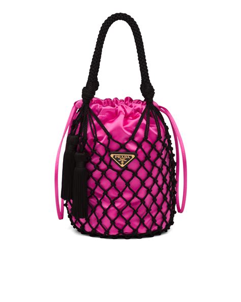 braided prada fishnet bag|prada backpacks for women.